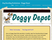 Tablet Screenshot of doggydepot.ca